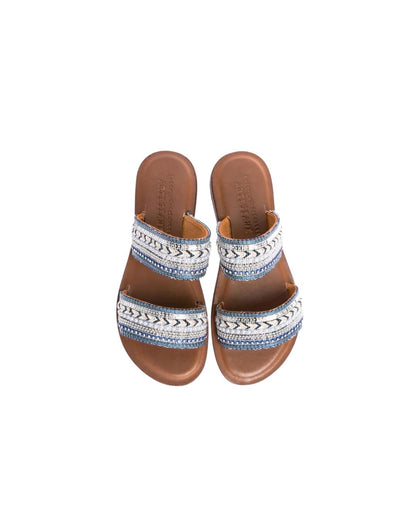 Polignano Lurex Celeste